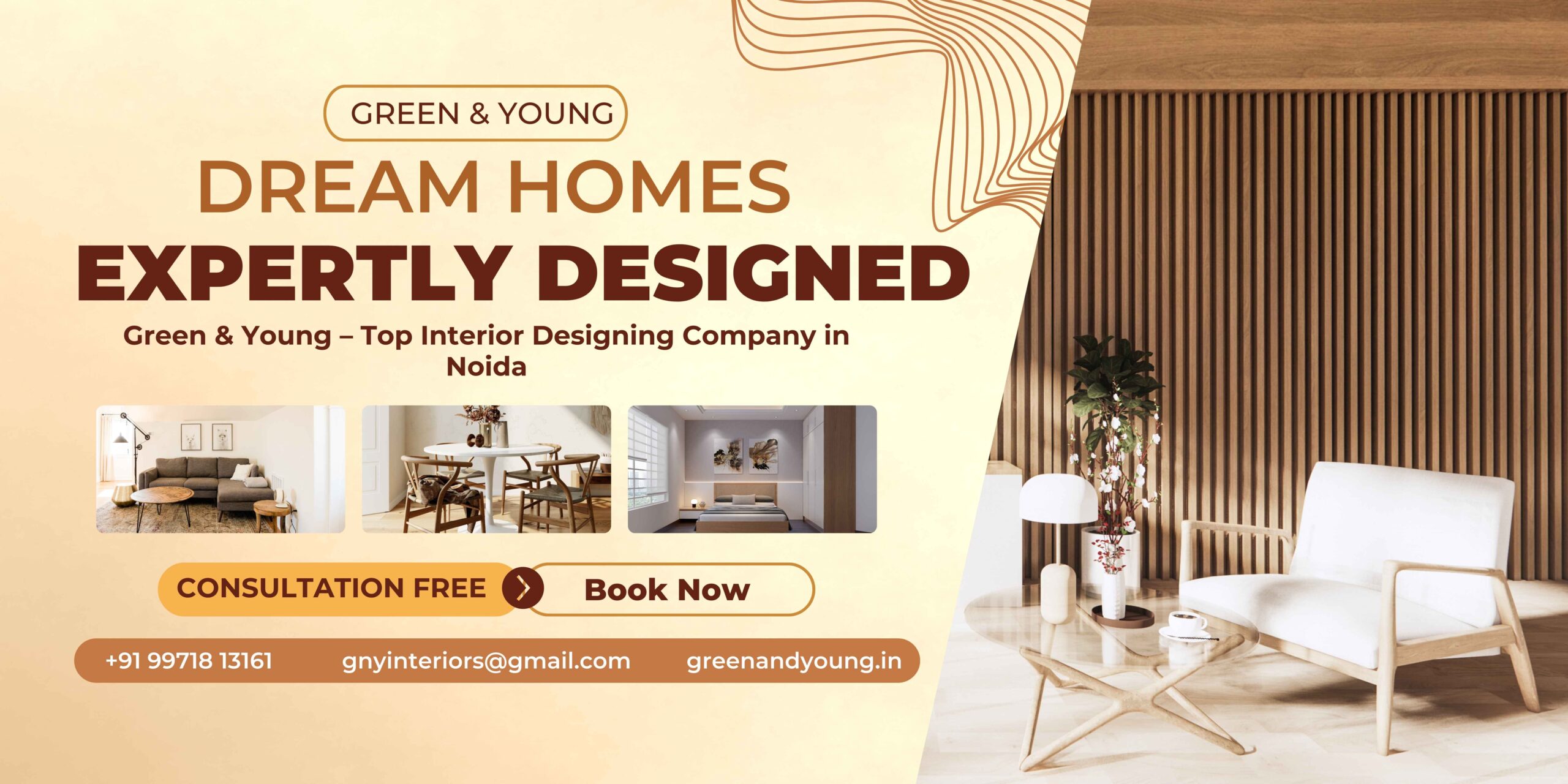 Design Your Dream Home with Green & Young Interior β The Leading Interior Designing Company in Noida
